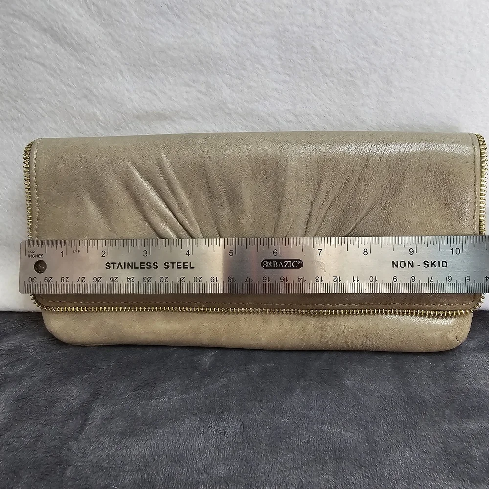 Lauren‎ Merkin Tan Clutch soft leather